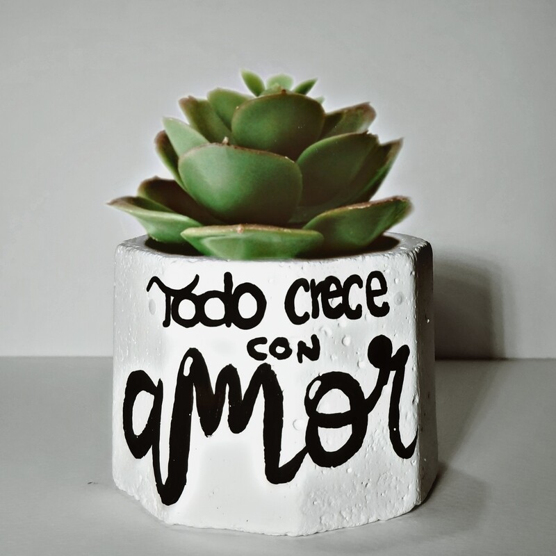 Mini macetas personalizadas