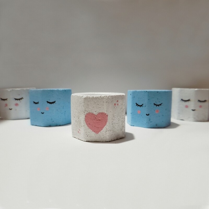 Set de 5 mini macetas