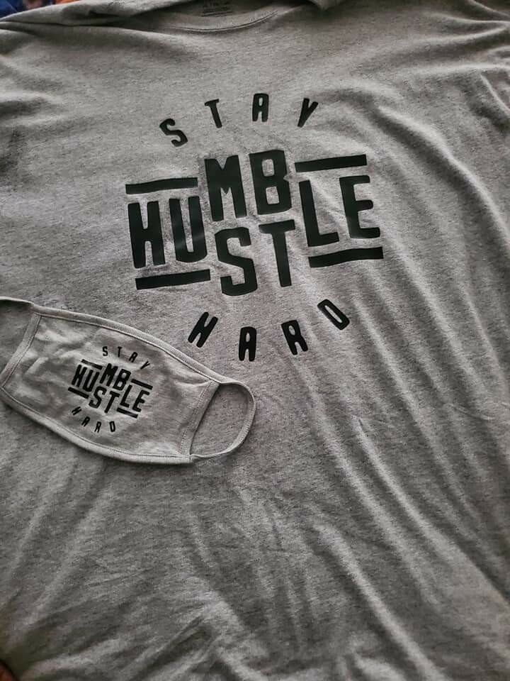Stay Humble Tee w/ Matching Mask