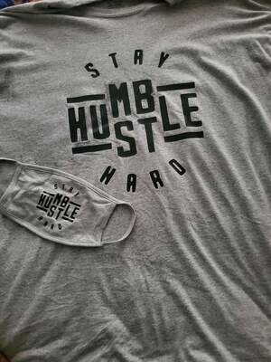 Stay Humble Tee w/ Matching Mask
