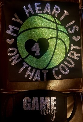 My Heart Is On That Court Tee
