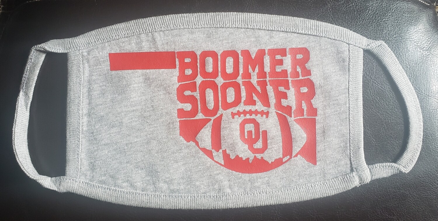 Sooner Football Masks - 1 Pack