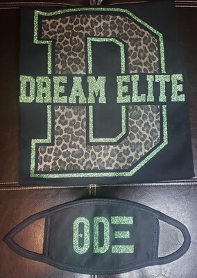 Team Initial Tee w/ Matching Mask