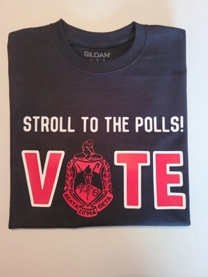 STROLL TO THE POLLS - RED &amp; WHITE