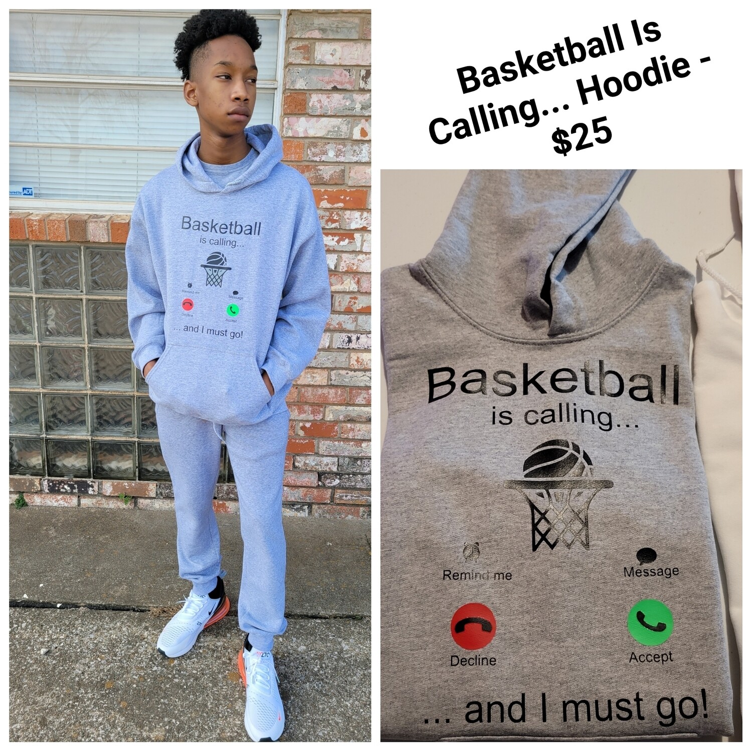 Basketball Is Calling Hoodie