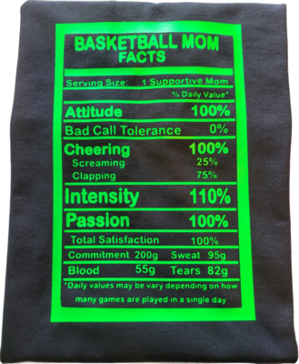 Basketball Mom Facts Tee