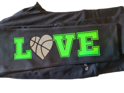 LOVE Basketball Leggings