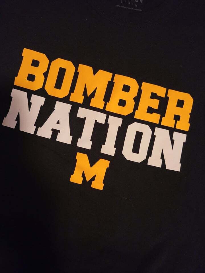 Bomber Nation Tee - Black