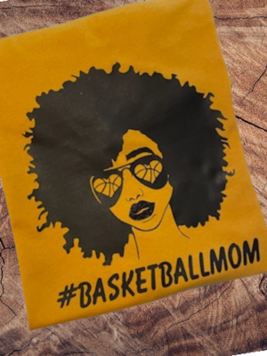 #Basketballmom Tee