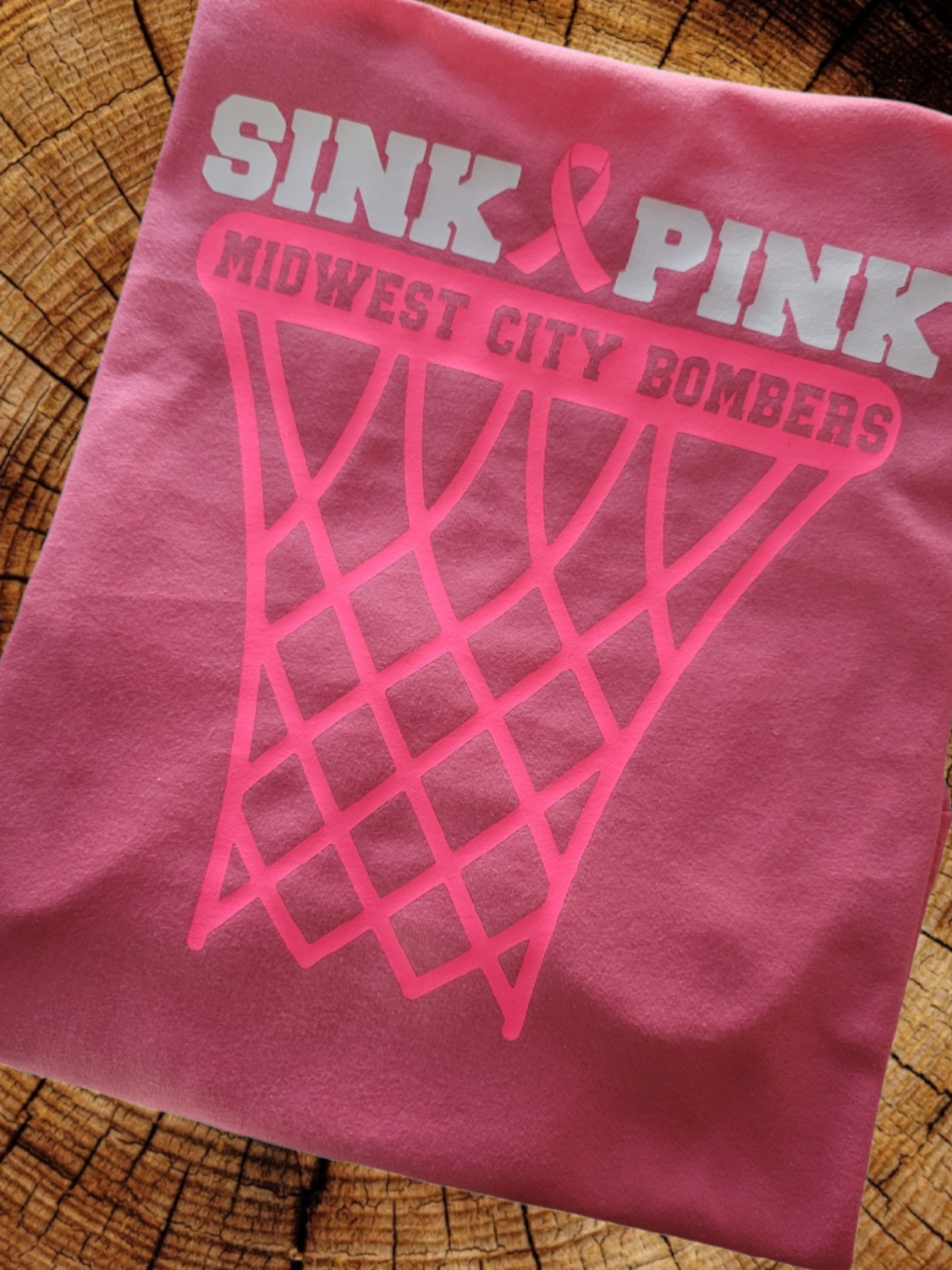 SINK PINK BOMBER TEE