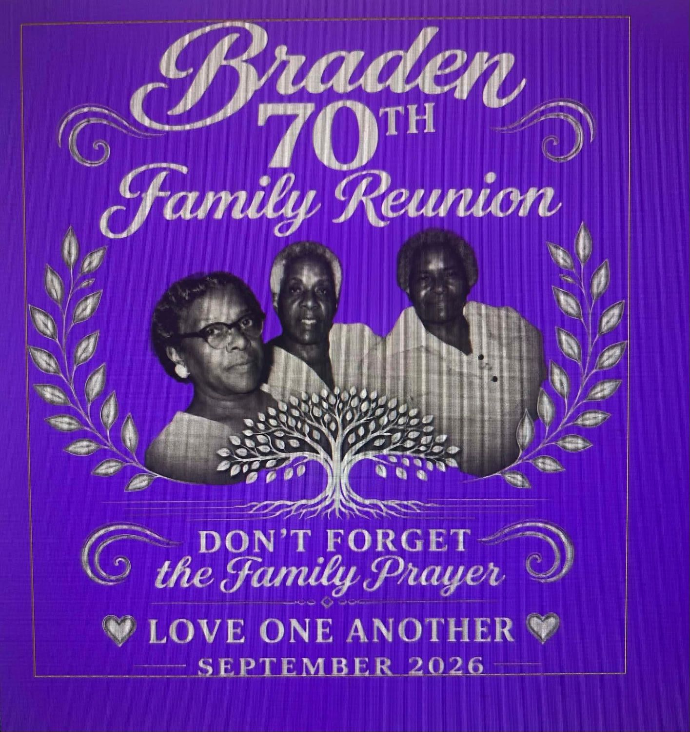 Braden 70th Family Reunion Tee