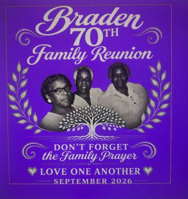 Braden 70th Family Reunion Tee