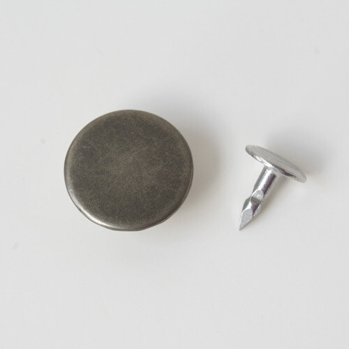 Jeans Button, Antique Nickel