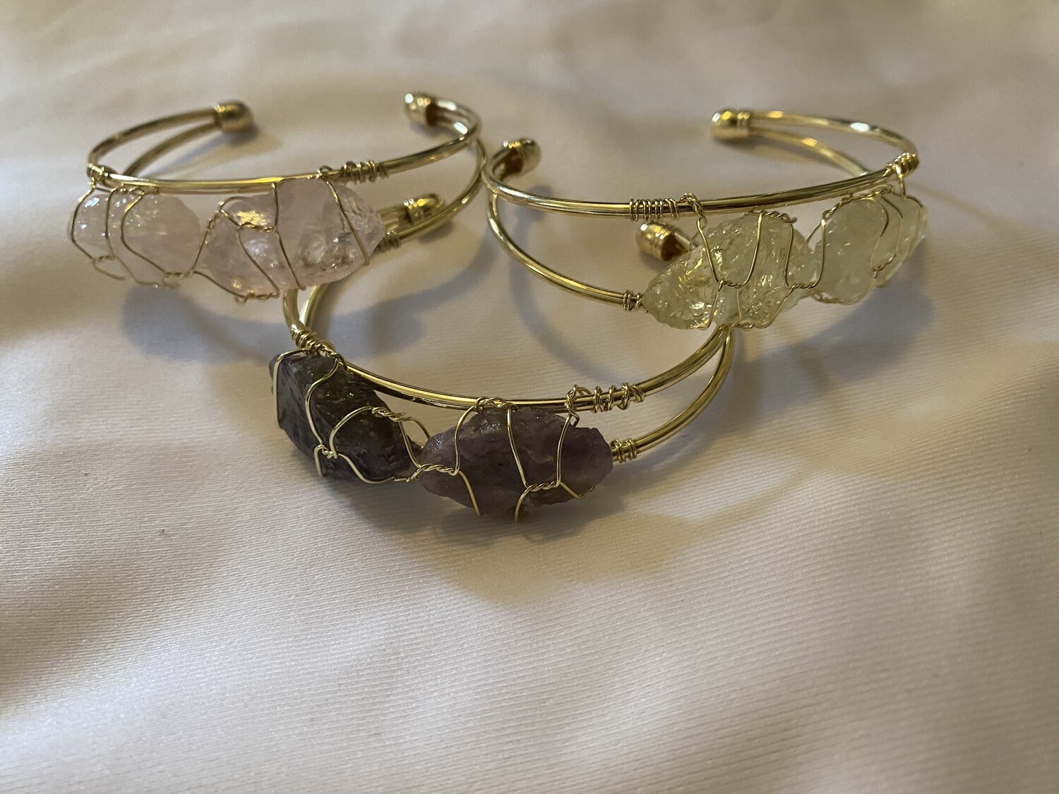Crystal Cuff Bracelets and Crystal Points