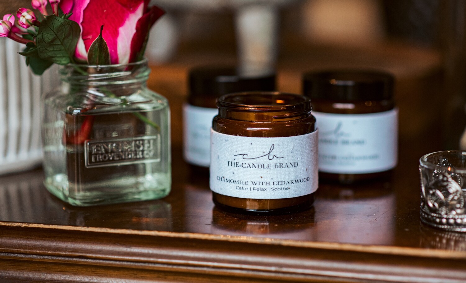 The Burn and Bloom 20 Hour Candle by The Candlebrand The Burn and Bloom 20 Hour Candle by The Candlebrand