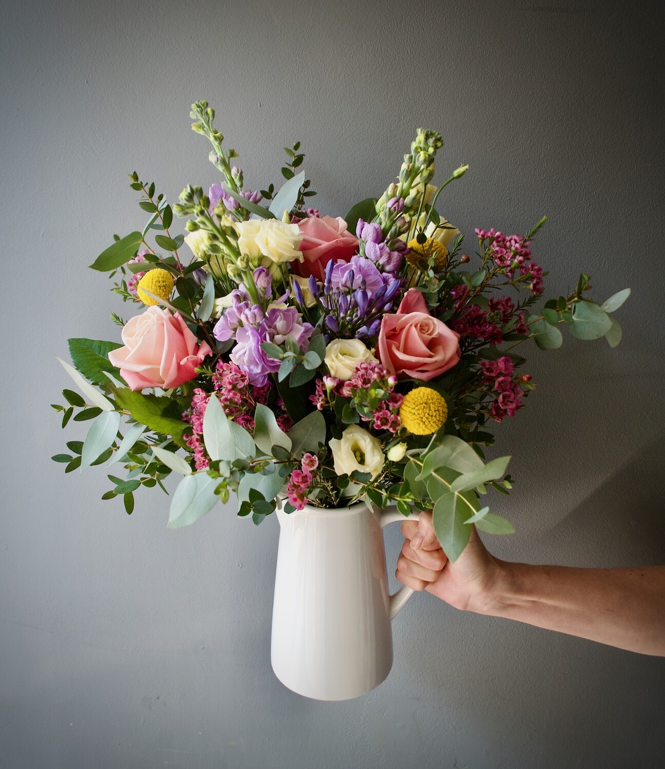 Irnea in Floral Jug