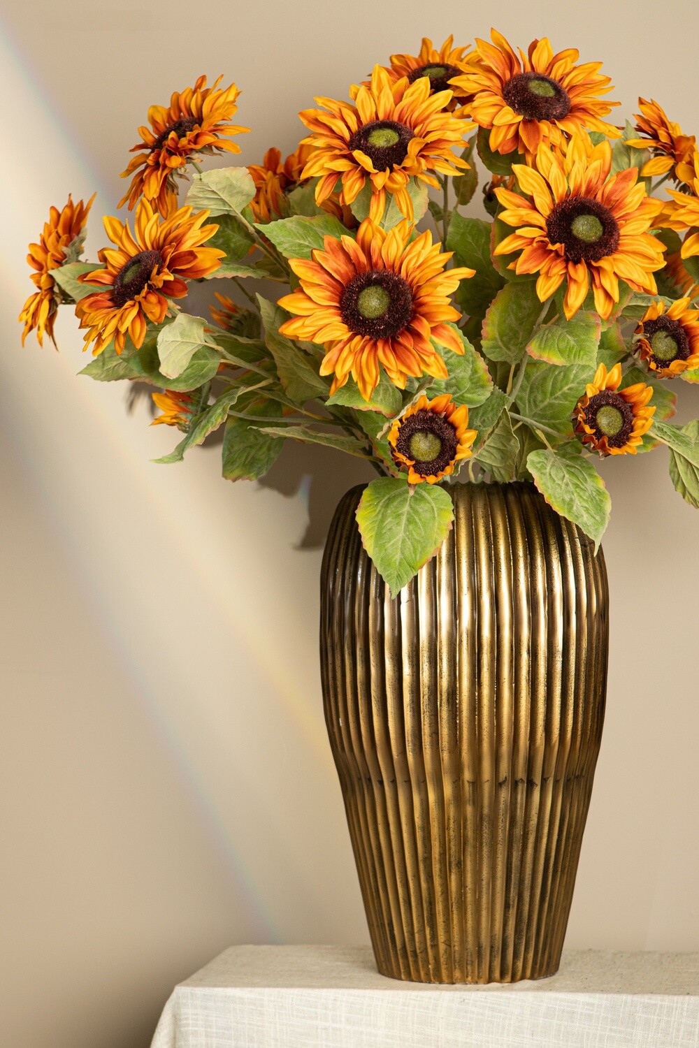 Luxury faux double headed Sunflower