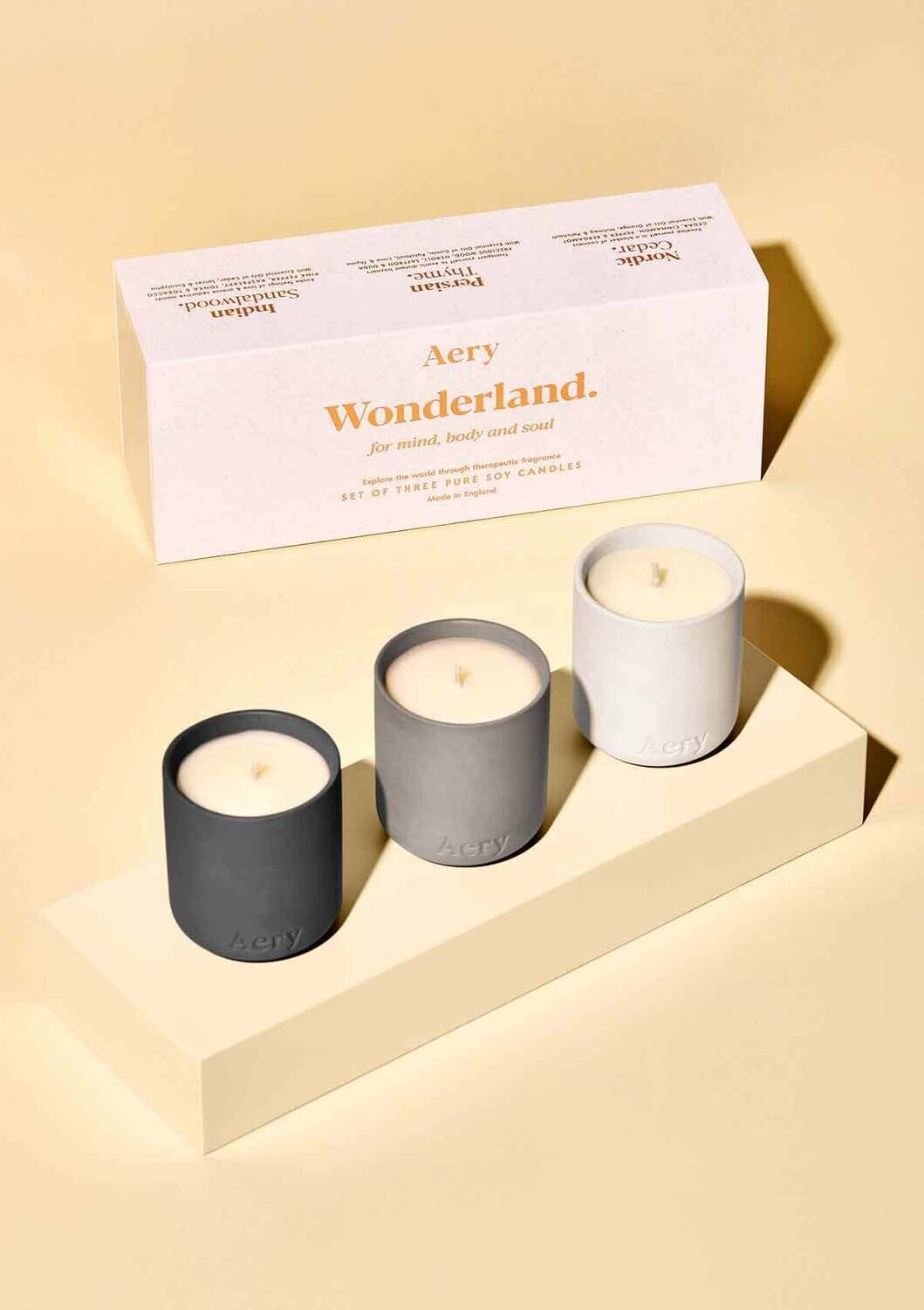 Wonderland Set of Three Votive Candles Wonderland Set of Three Votive Candles