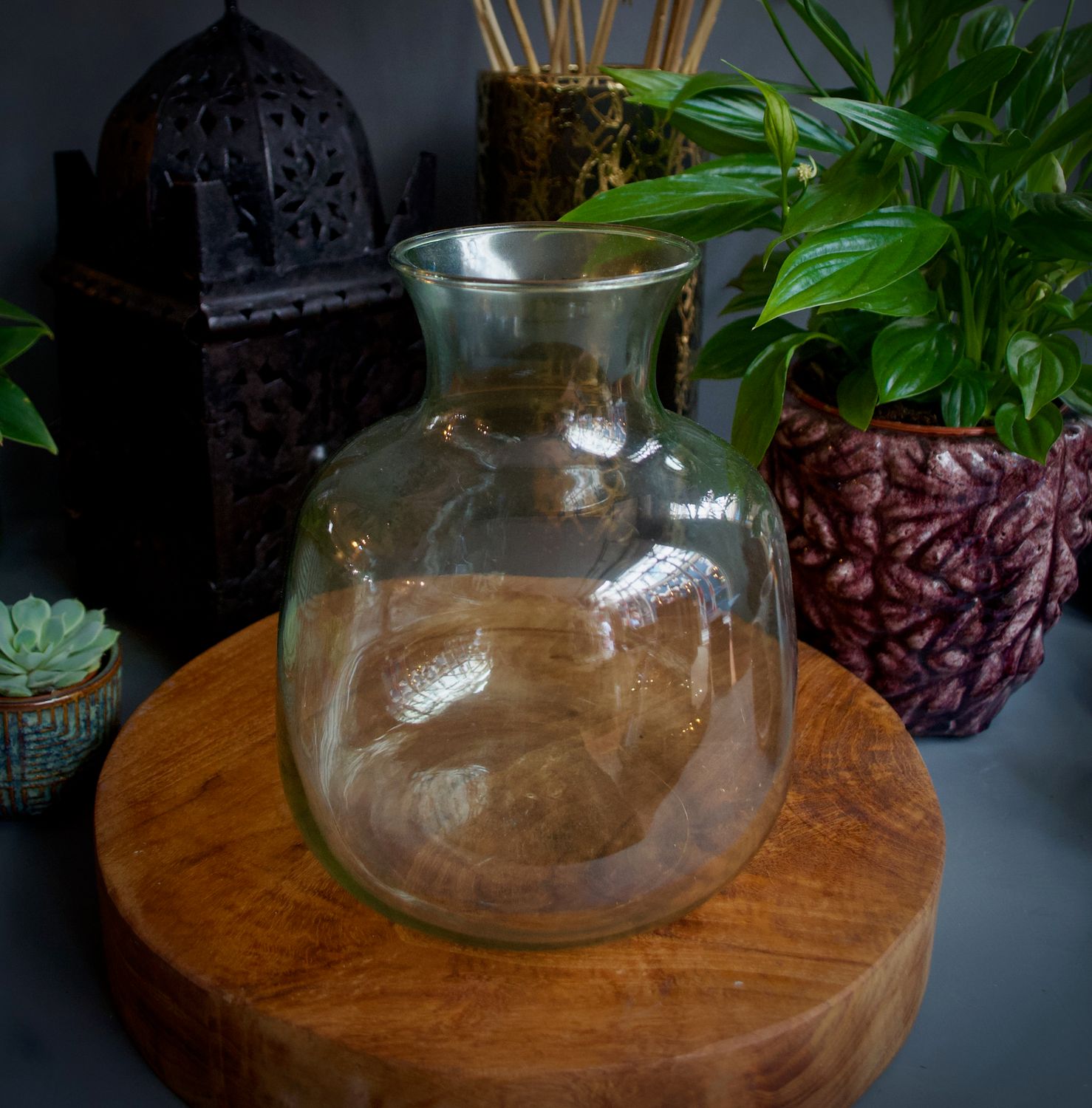 Mira Green Glass Bottle