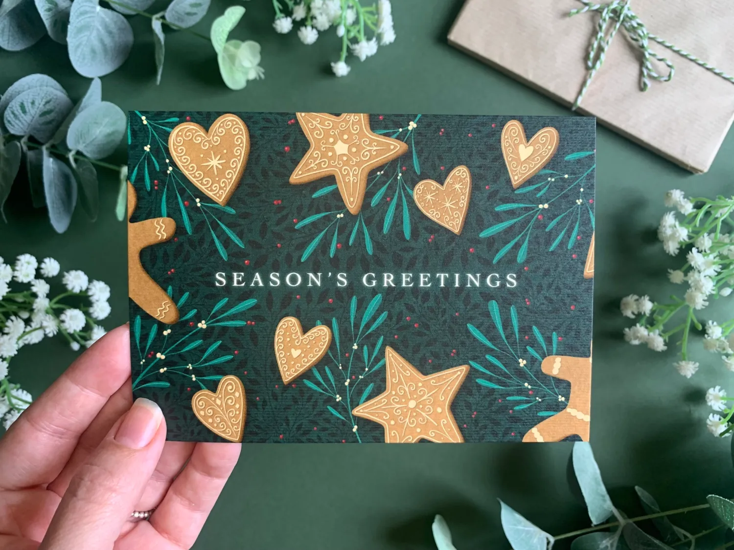 Gingerbread Christmas Card