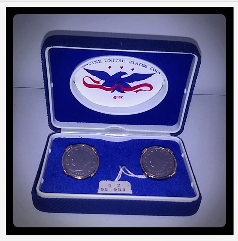 Vintage US Coin (1910 &amp; 1912) Cuff Links