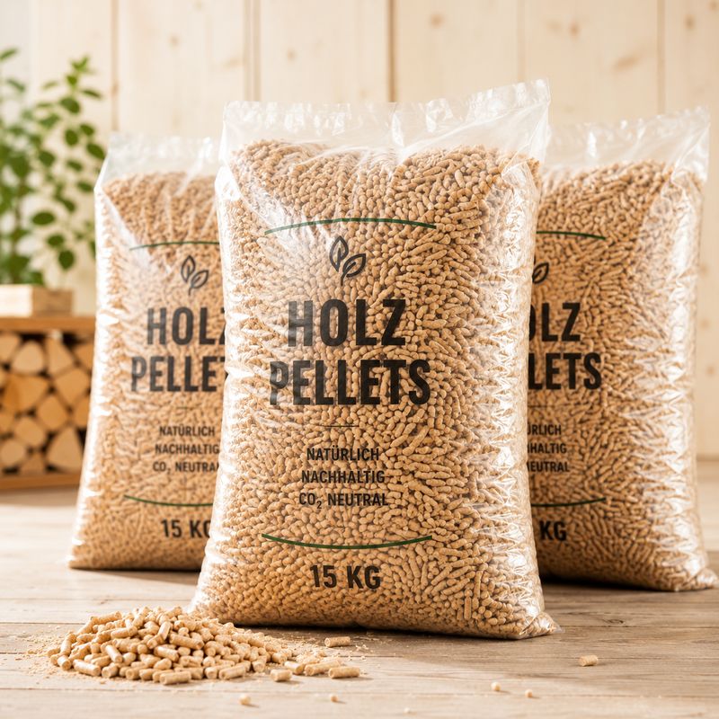 Holzpellets 6 mm 15 kg Sack