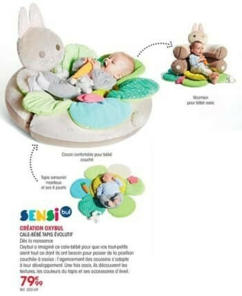Cale Bebe Tapis Evolutif Sensibul Oxybul