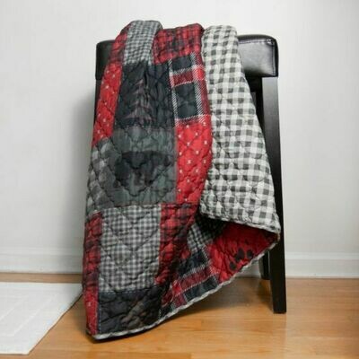 Red Forest Throw