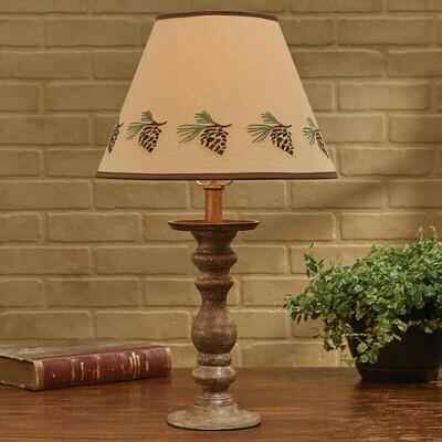 Pinecone Embroidered 12" Shade
