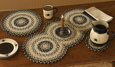 Cornbread Braided Round Placemat