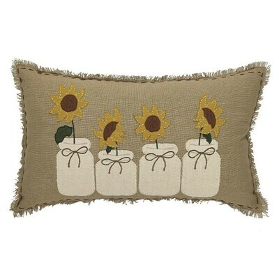 Sunflower Blooms Pillow