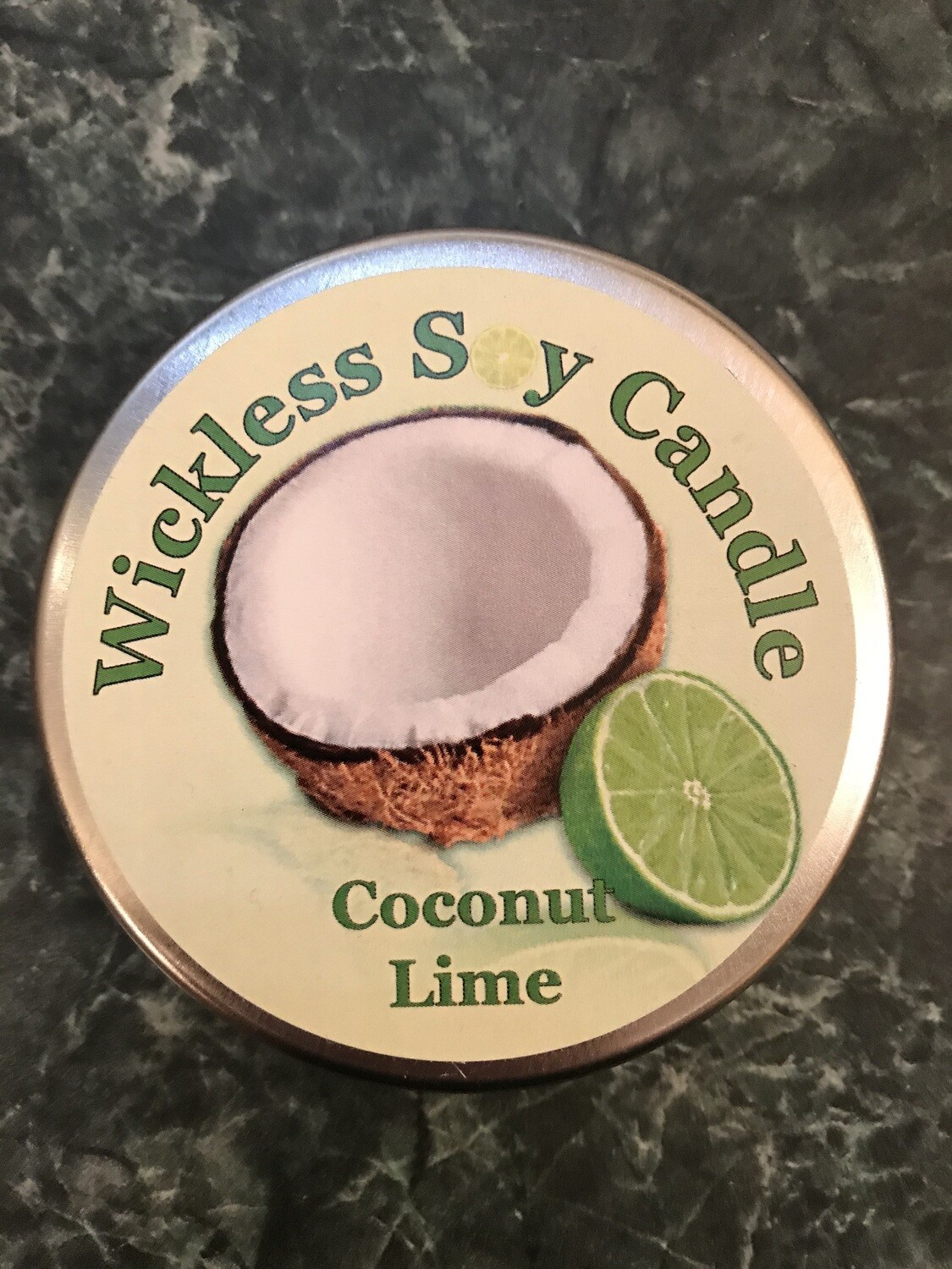 Coconut Lime Wickless Soy Candle