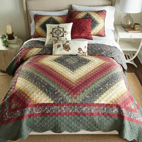 Spice Postage Stamp Full/Queen Quilt