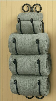 Scroll Bath Towel Holder