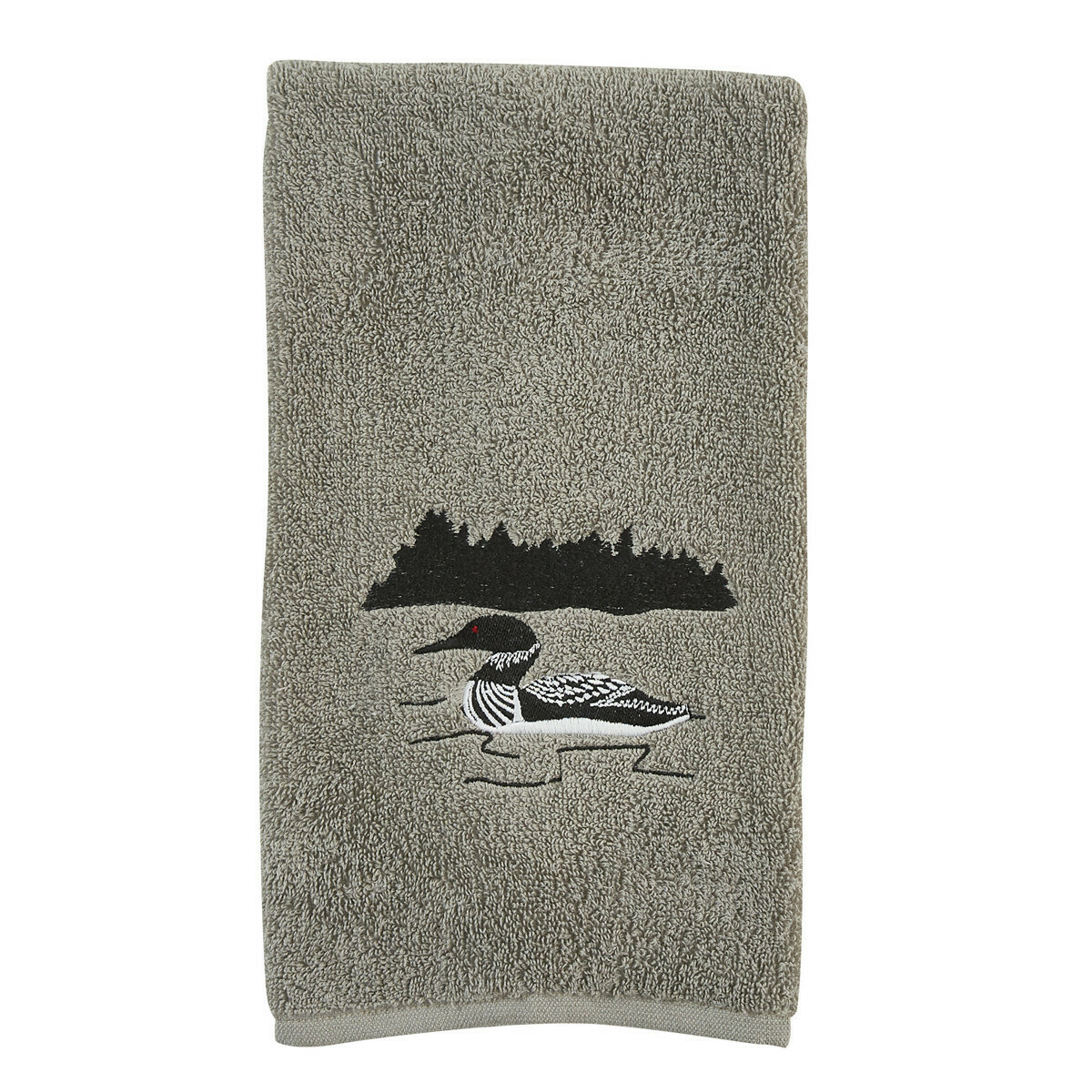 Grey Area Loon Fingertip Towel