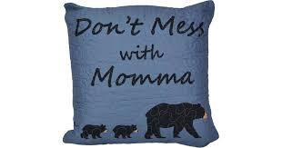 Momma Bear pillow