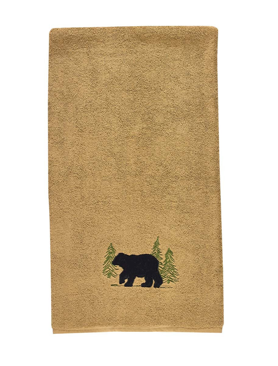 Black Bear Terry Towels