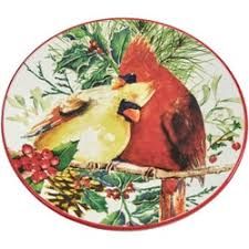 Holiday Cardinal Plate