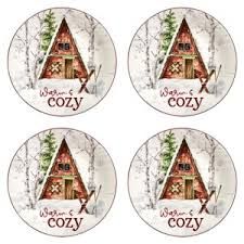 Snowflake Lodge Plate