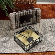 Black Bear Napkin Holder