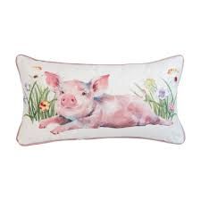 April Patch Pig pillow