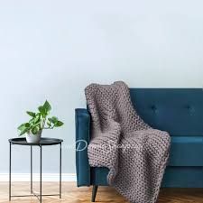 Smoky Gray throw