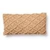 Tan Crochet pillow