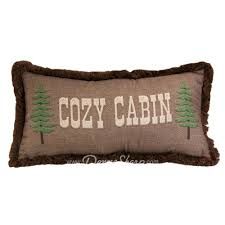 Bear Cottage Cozy Cabin pillow