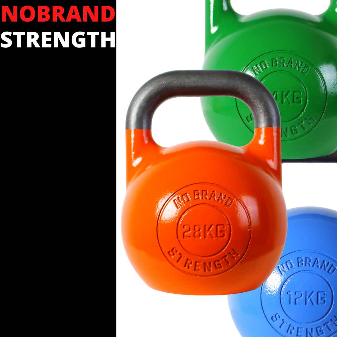 Kettlebell De Compétition NOBRAND 20 Kg - Acier, Revêtement Poudre, Poignée Traitée Antidérapante