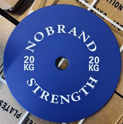 COPPIA DISCHI POWERLIFTING 20KG SENZA BORDI