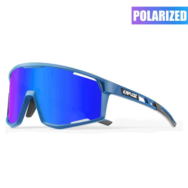 HD Polarized Ultra-Lightweight Cycling &amp; Sports Sunglasses, Select Color: Special Color with Blue Lens KE-180-18