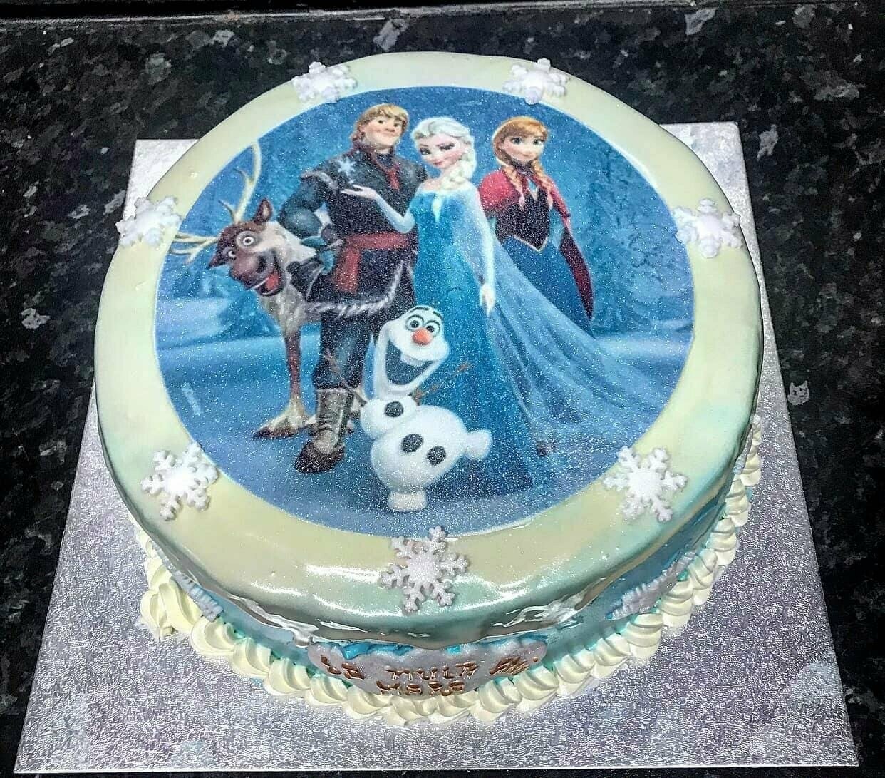 Frozzen Cake With Picture