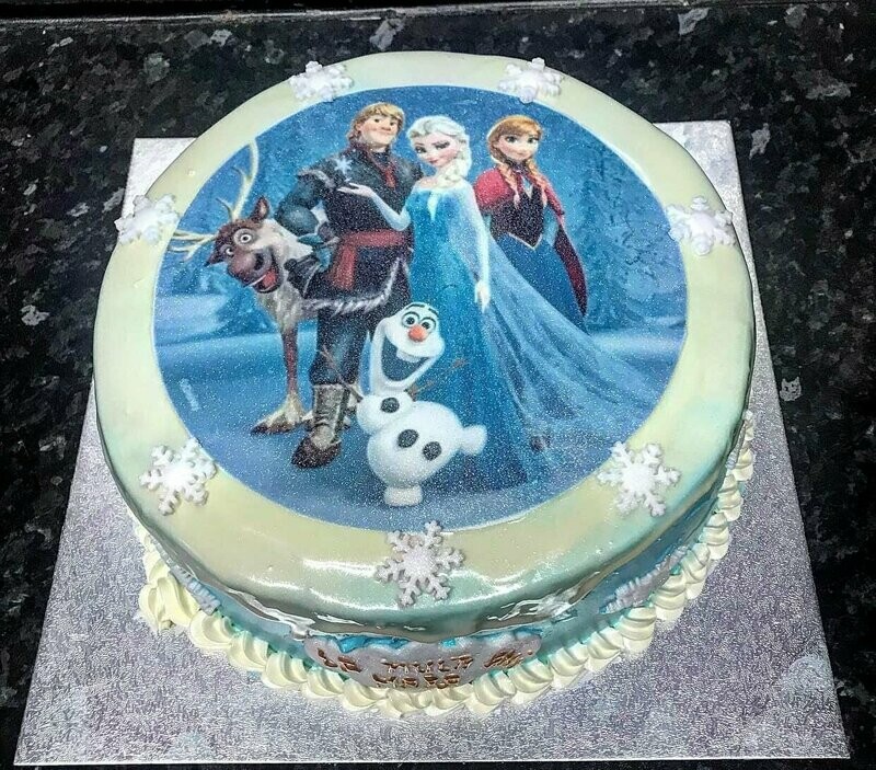 Frozzen Cake With Picture