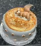 Teddy Bear  Royal Icing Cake eggless cake